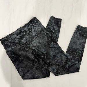 Athleta elation misty lace foil tight size XS